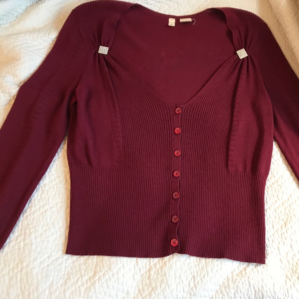 Vintage-styled Anthropologie sweater